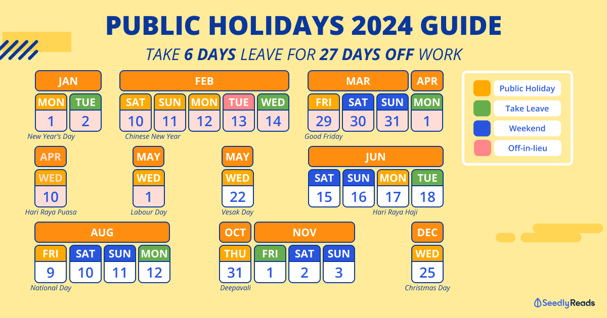 080524 Public Holidays 2024 Singapore Long Weekend