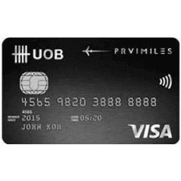 UOB PRVI Miles Visa Card Logo