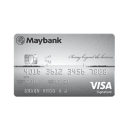Maybank Horizon Visa Signature Card Logo