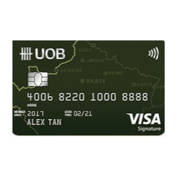 UOB Visa Signature Card Logo