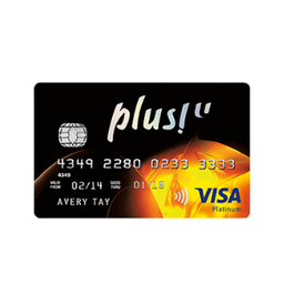 OCBC Plus! Visa Debit Card Logo